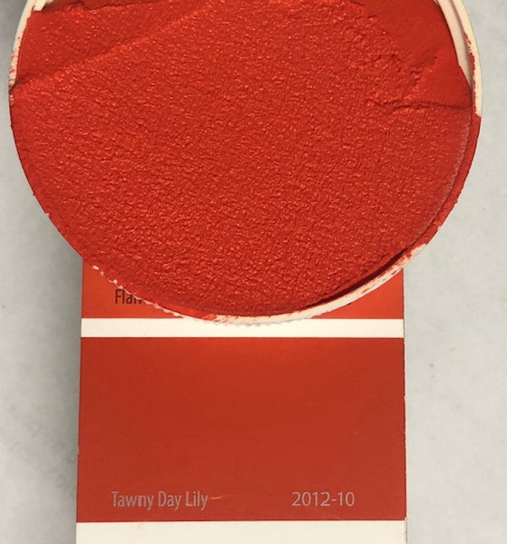 XT Custom matches BM 2012-10 Tawny Day Lily in Sanded Tile Grout