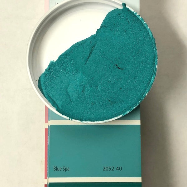 XT Custom matches BM 2052-40 Blue Spa in Sanded Tile Grout