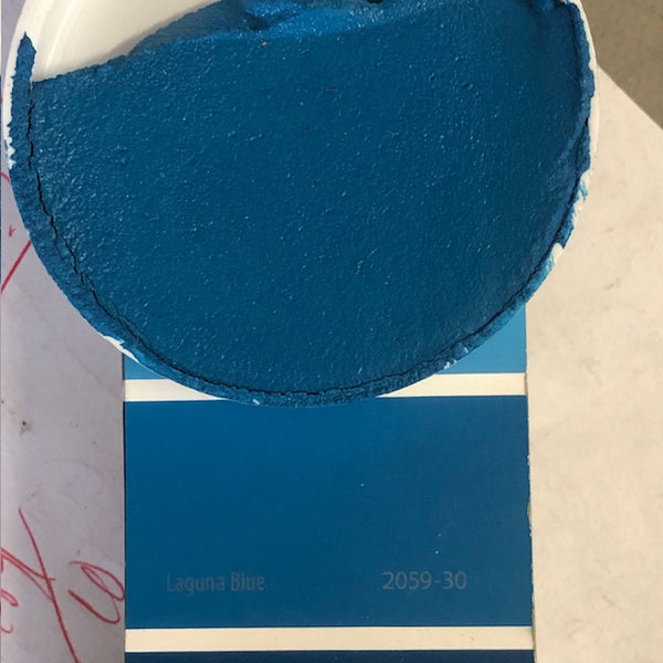 XT Custom matches BM 2059-30 Laguna Blue Version 2 in Sanded Tile Grout