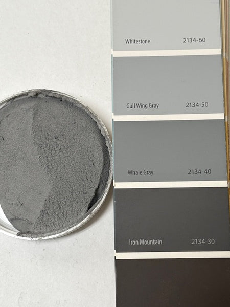 XT Custom matches BM 2134-40 Whale Gray in Unsanded Tile Grout