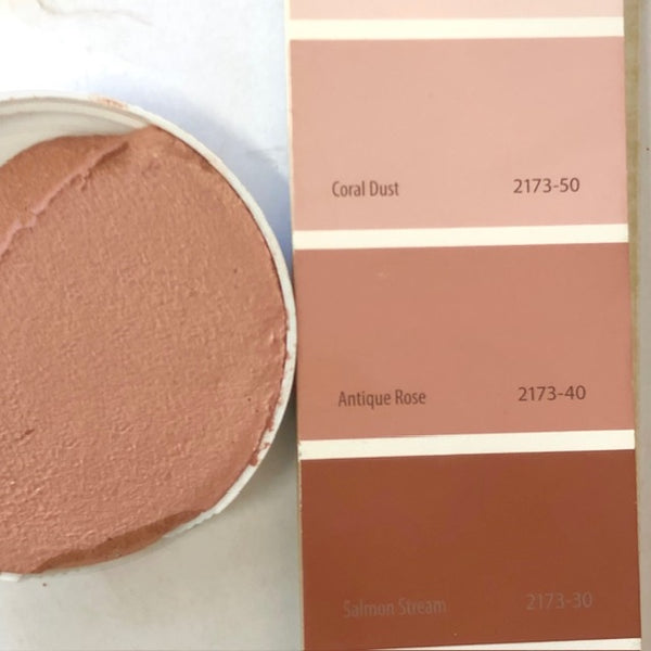 XT Custom matches BM 2173-40 Antique Rose in Unsanded Grout