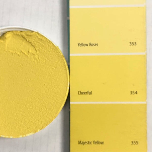 XT Custom matched to BM 354 Cheerful in Sanded Tile Grout