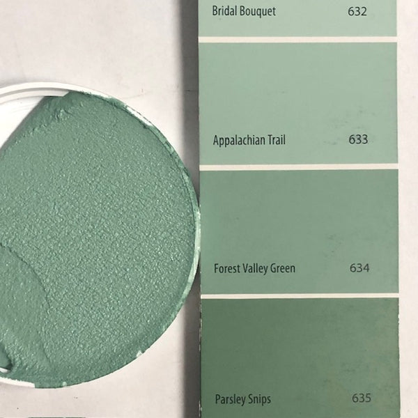 XT Custom matches BM 634 Forest Valley Green in Unsanded Grout