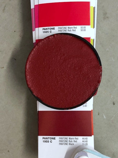 E-1500 matched to Epoxy Pantone 1955C Sanded Epoxy Tile Grout