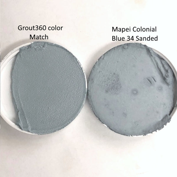 XT Custom matched to Mapei Colonial Blue 34 in Sanded Tile Grout