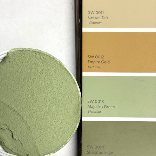 XT Custom Color matches SW 0013 Majolica Green in Sanded Tile Grout