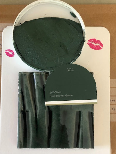 XT Custom matches SW 0041 Dard Hunter Green in Unsanded Grout