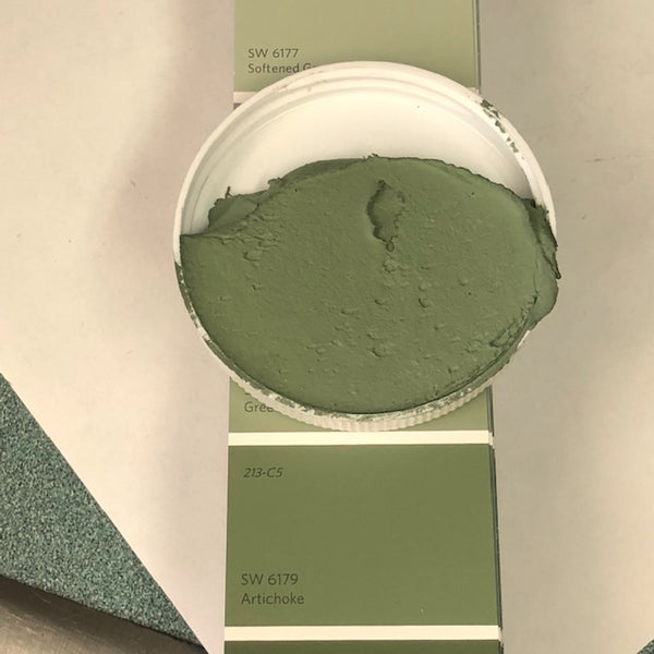 XT Custom matched to SW 6179 Artichoke in Unsanded Grout