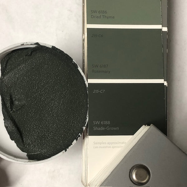 XT Custom matched to SW 6188 Shade Grown in Sanded Tile Grout