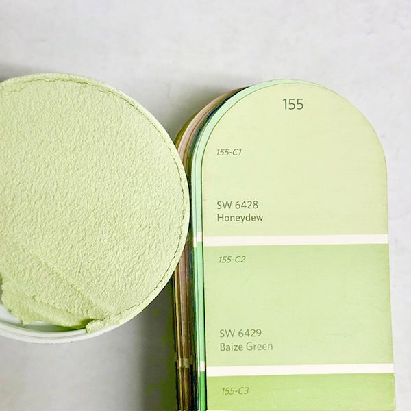 XT Custom Color matches SW 6428 Honeydew in Sanded Tile Grout