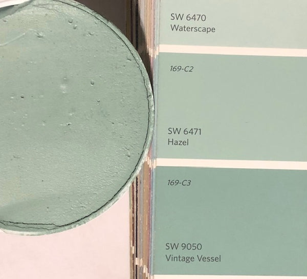 XT Custom matched to SW 6471 Hazel in Unsanded Tile Grout