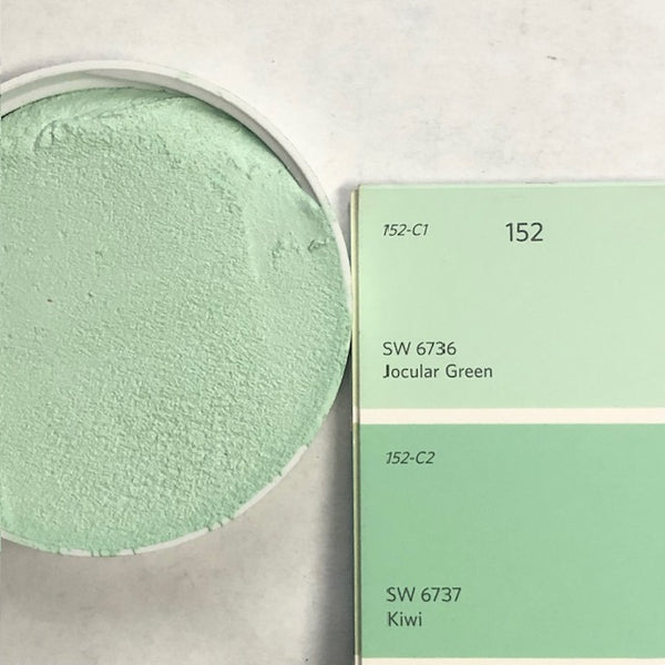 XT Custom matched to SW 6736 Jocular Green in Sanded Tile Grout