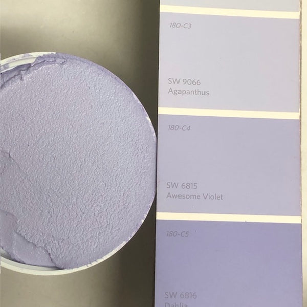 XT Custom matched to SW 6815 Awesome Violet Lighter in Unsanded Tile Grout