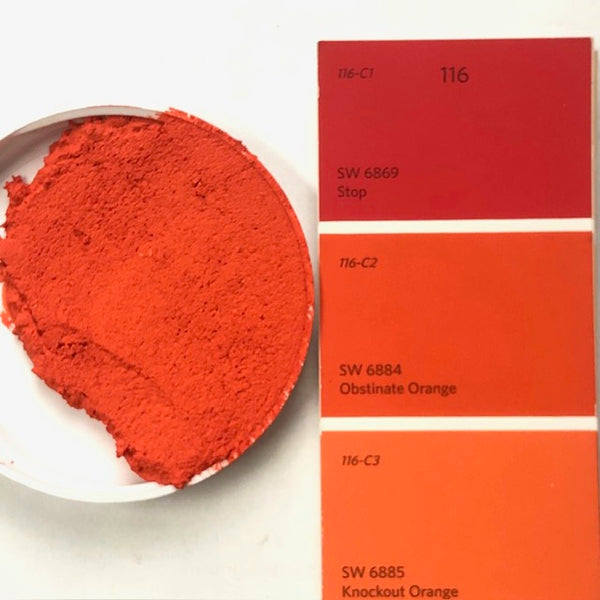 XT Custom matched to SW 6884 Obstinate Orange in Sanded Tile Grout Grout360