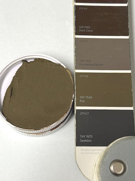 XT Custom matches SW 7545 Pier in Sanded Tile Grout