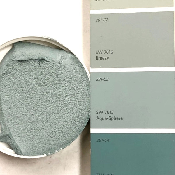 XT Custom SW 7613 Aqua-Sphere in Unsanded Grout