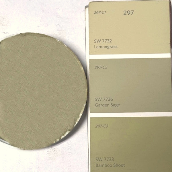 XT Custom matched to SW 7736 Garden Sage in Sanded Tile Grout