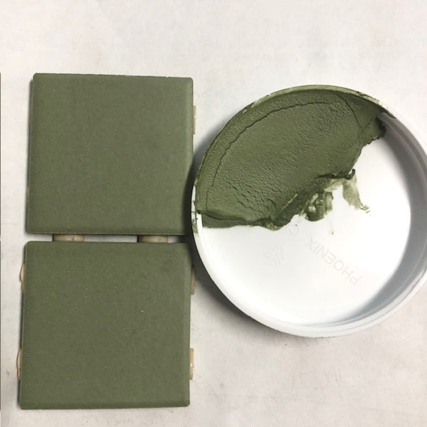 XT Custom matches Zia Sequoia Green in Unsanded Grout