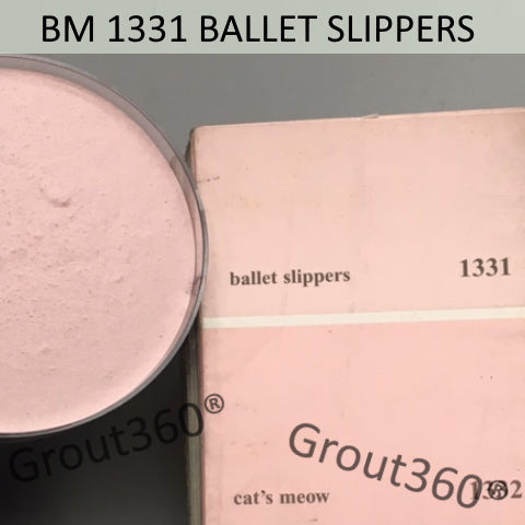 XT Custom matched to BM 1331 Ballet Slippers Sanded Tile Grout