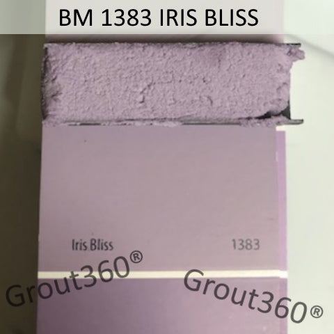 XT Custom matched to BM 1383 Iris Bliss Sanded Tile Grout