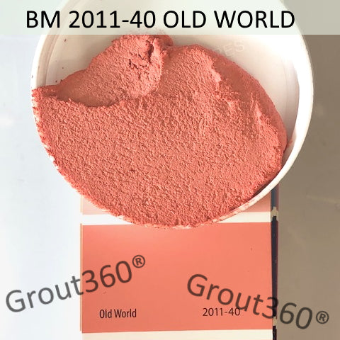 XT matched to BM 2011-40 Old World Sanded Tile Grout