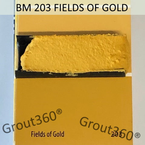 XT matched to BM 203 Fields of Gold Unsanded Tile Grout