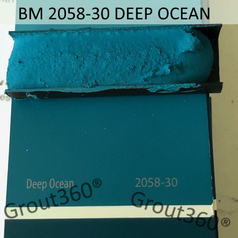 XT Custom matched to BM 2058-30 Deep Ocean Sanded Tile Grout