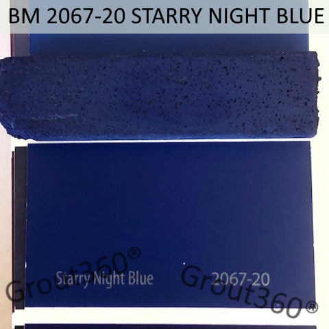 XT Custom matched to BM 2067-20 Starry Night Sanded Tile Grout