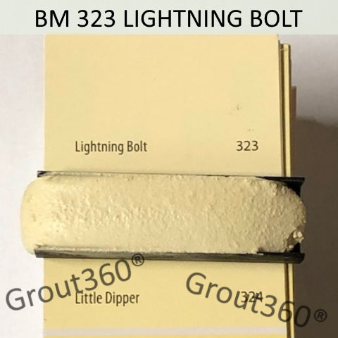 XT Custom matched BM 323 Lightning Bolt Sanded Tile Grout
