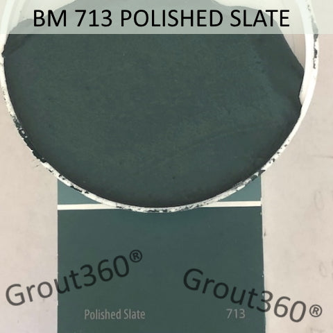 XT Custom matched to BM 713 Polished Slate Sanded Tile Grout