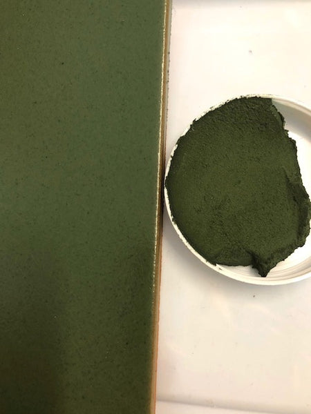 XT Custom matched to Fireclay Green in Sanded Tile Grout