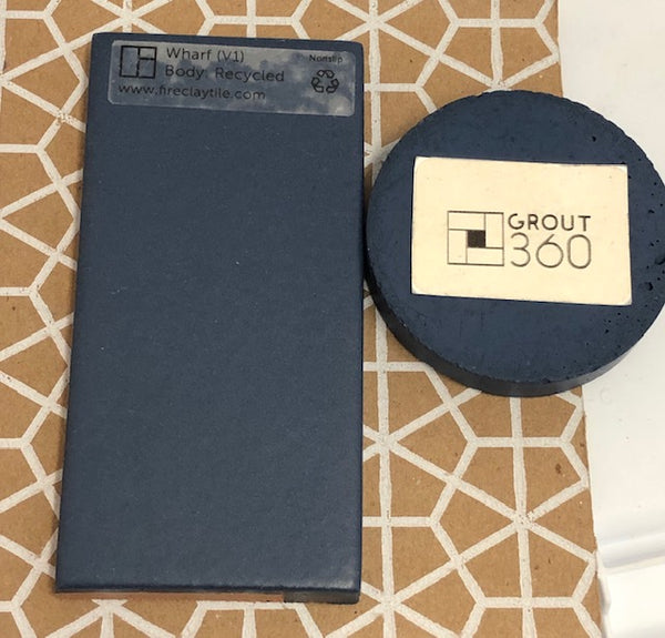 XT Custom matched to FireClayTile Wharf Sanded Tile Grout