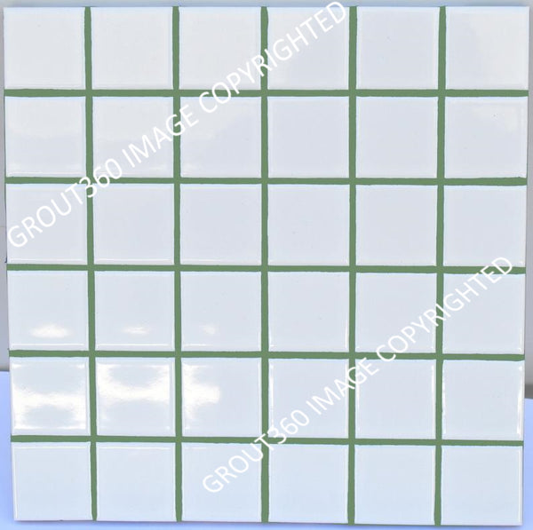 Sanded Georgia Pine Tile Grout - Medium Green Grout