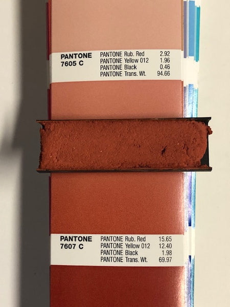 XT matched to Pantone 7607C Sanded Tile Grout