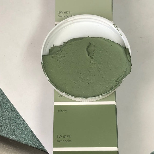 XT Custom matched to SW 6179 Artichoke in Unsanded Grout
