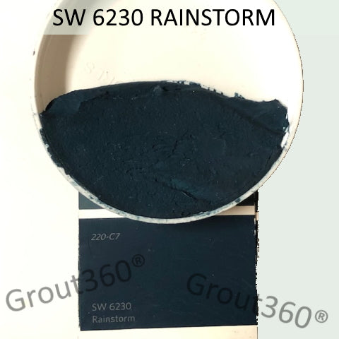 XT Custom matched to SW 6230 Rainstorm Sanded Tile Grout