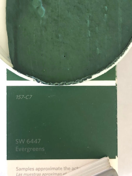 XT Custom matched to SW 6447 Evergreen Unsanded Grout