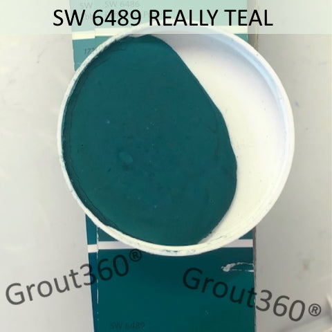 XT Custom matched to SW 6489 Really Teal Sanded Tile Grout