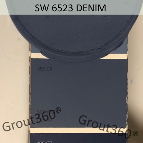 XT Custom matched to SW 6523 Denim Sanded Tile Grout