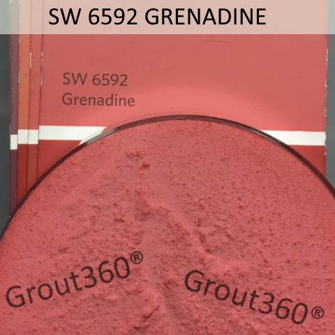 XT matched to SW 6592 Grenadine Sanded Tile Grout