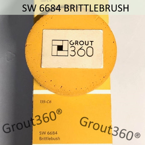 XT matched to SW 6684 Brittlebrush Sanded Tile Grout