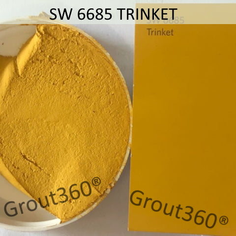 XT matched to SW 6685 Trinket Sanded Tile Grout
