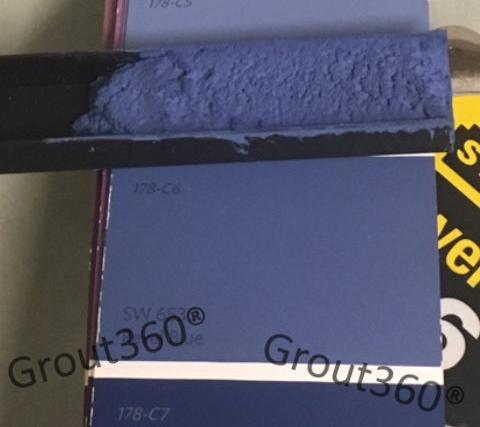 XT Custom matched to SW 6725 Revel Blue Sanded Tile Grout