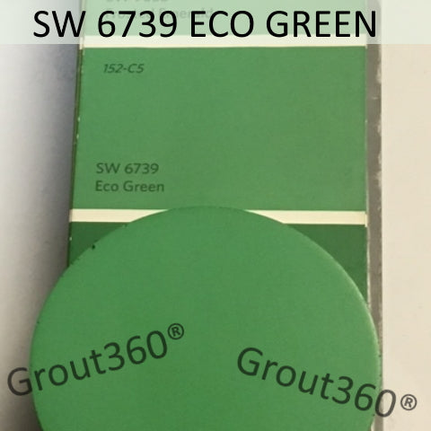 XT Custom matched to SW 6739 Eco Green Sanded Tile Grout