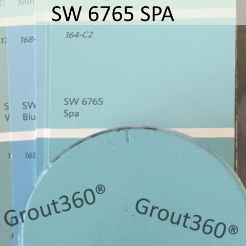 XT Custom matched to SW 6765 Spa Sanded Tile Grout
