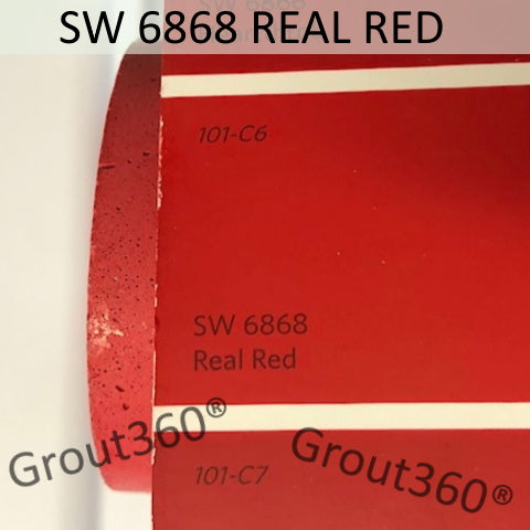 XT Custom matched to SW 6868 Real Red Sanded Grout