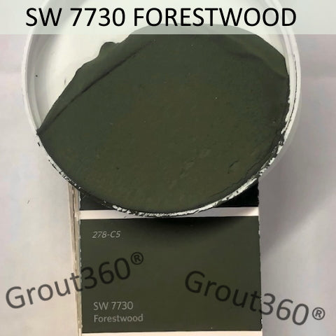 XT Custom matched to SW 7730 Forestwood Sanded Tile Grout