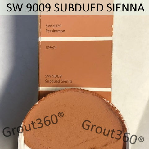 XT Custom matched to SW 9009 Subdued Sienna Sanded Tile Grout