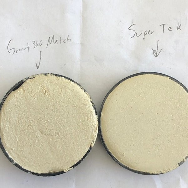 XT matched to Super-Tek Champagne Sanded Tile Grout