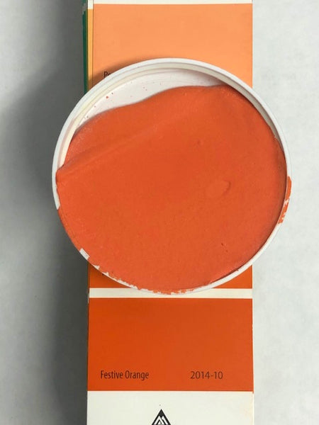 Custom matches BM 2014-10 Festive Orange in Sanded Tile Grout